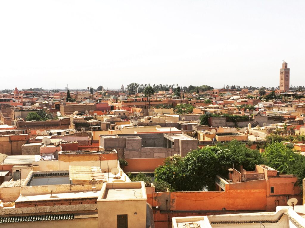 Marrakech, Morocco is known as the "Red City"