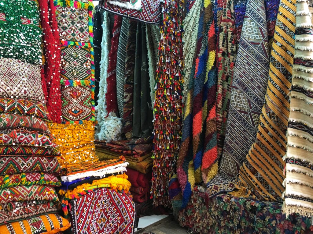 Colorful textiles