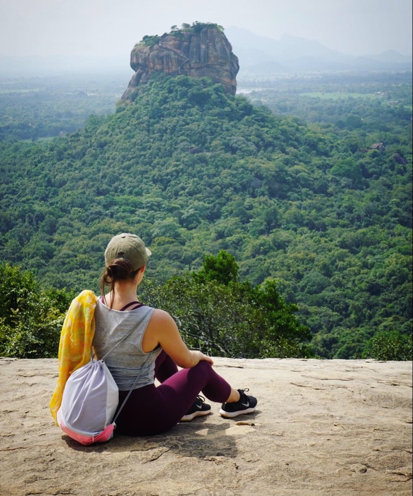 When you visit Pidurangala Rock you will have a great view of Sigiriya Rock in the distance