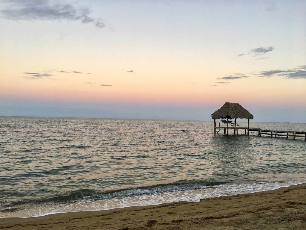 Sunset at Hopkins beach