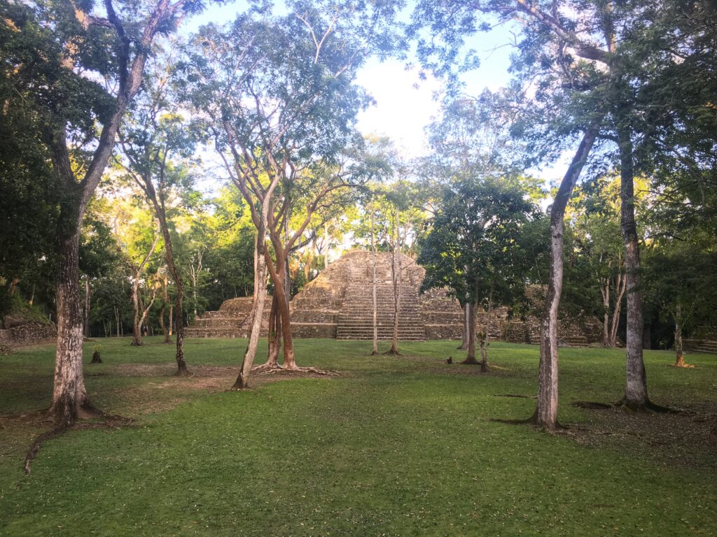 Cahal Pech ruins in San Ignacio, Belize