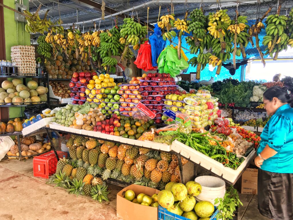 Fruit stand at the San Ignacio Market