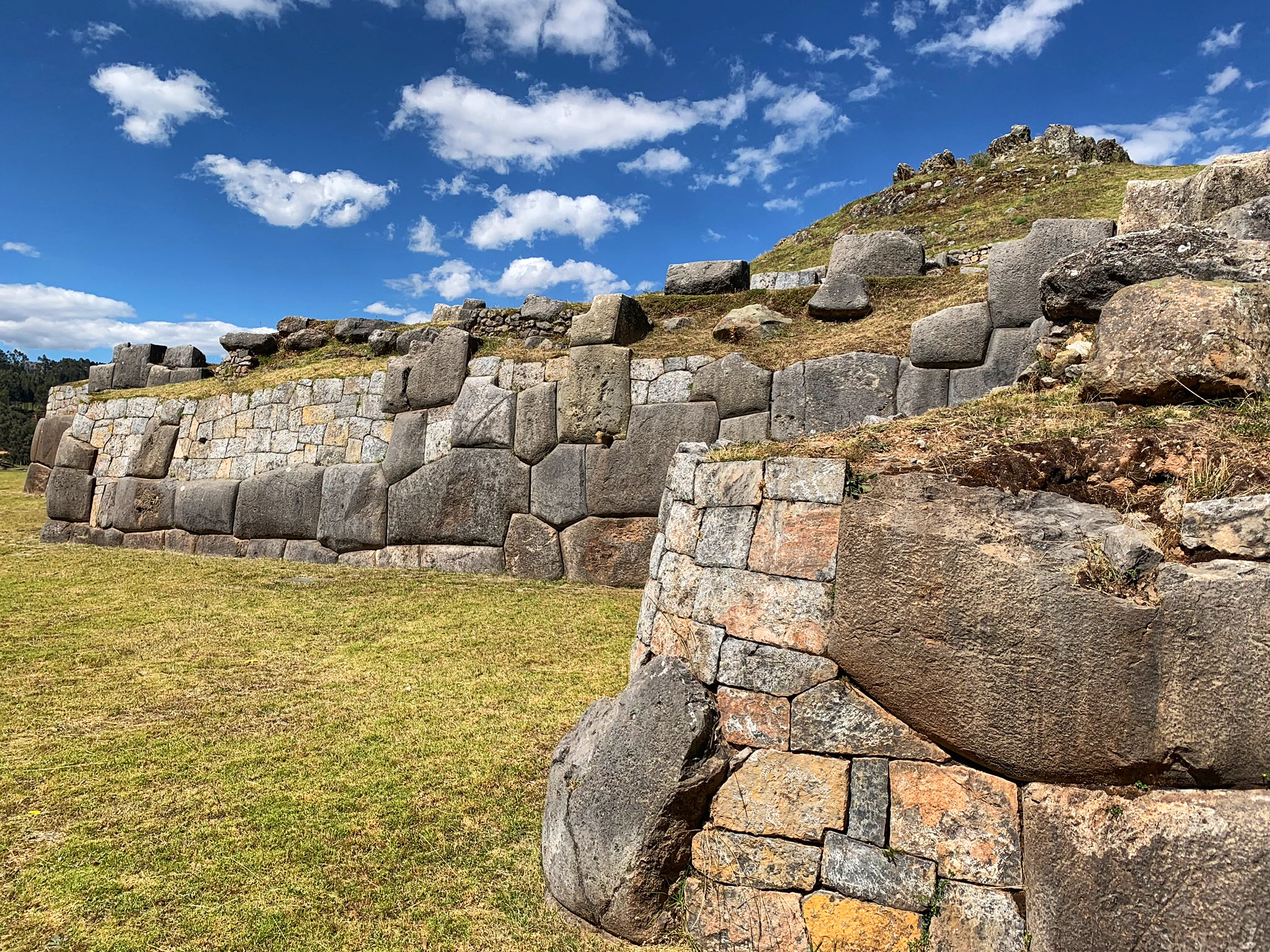 The stone architecture is amazing to look at up close. 