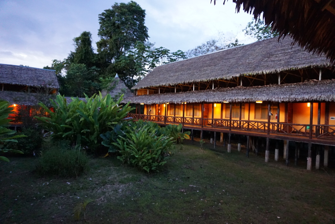 An Amazon River lodge