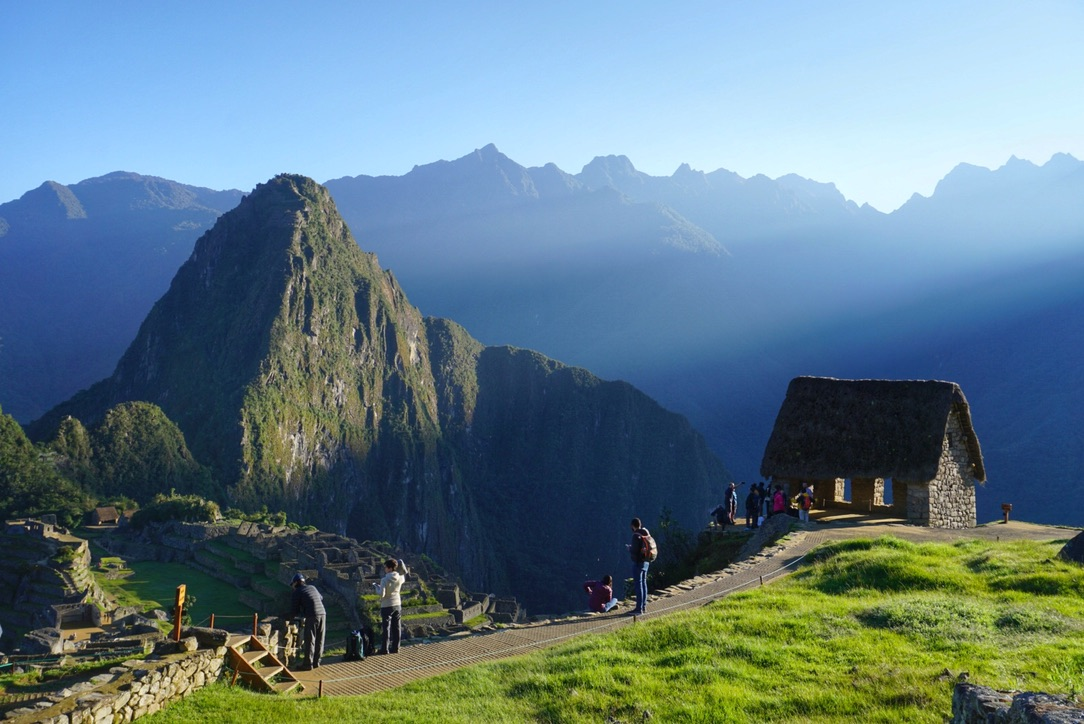 The Watchman's Hut provides an iconic view of Machu Picchu