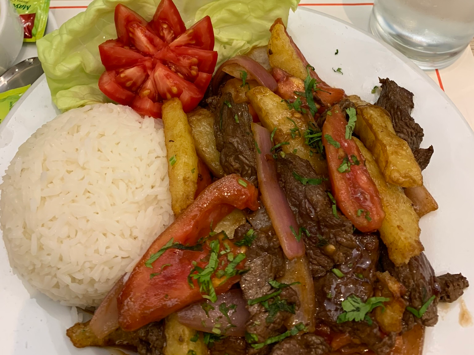Lomo Saltado is another tasty and favorite Peruvian dish. 