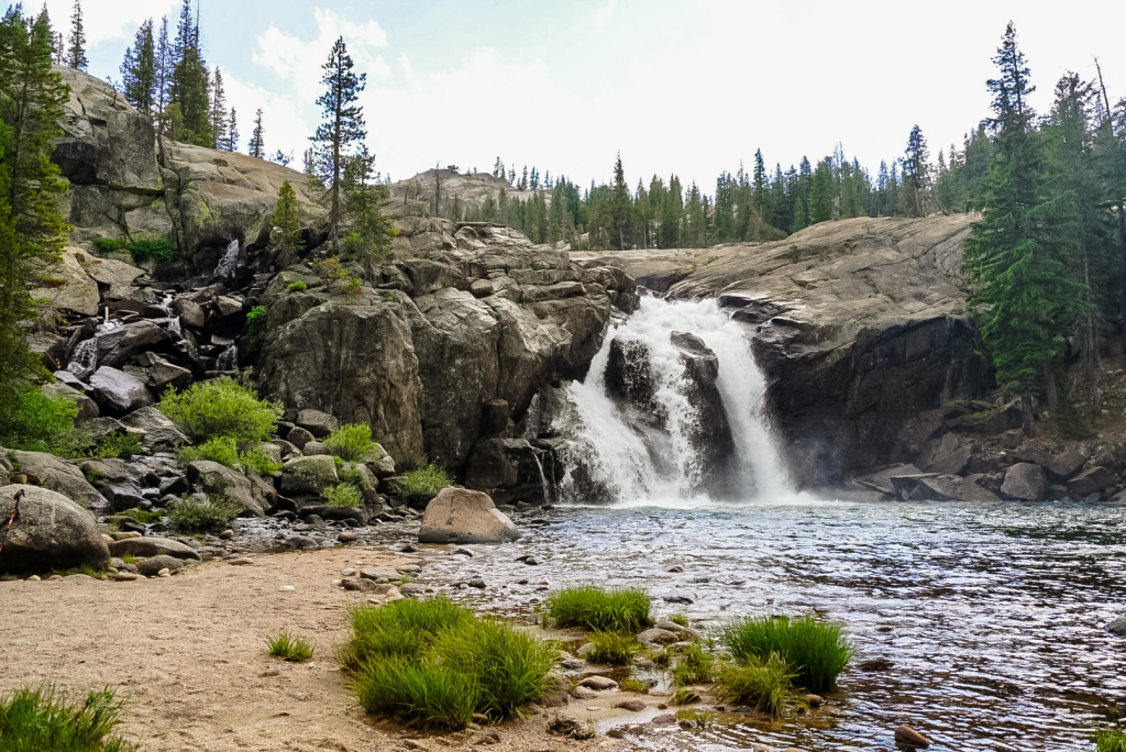 White Cascade Falls near Glen Aulin camp, Yosemite