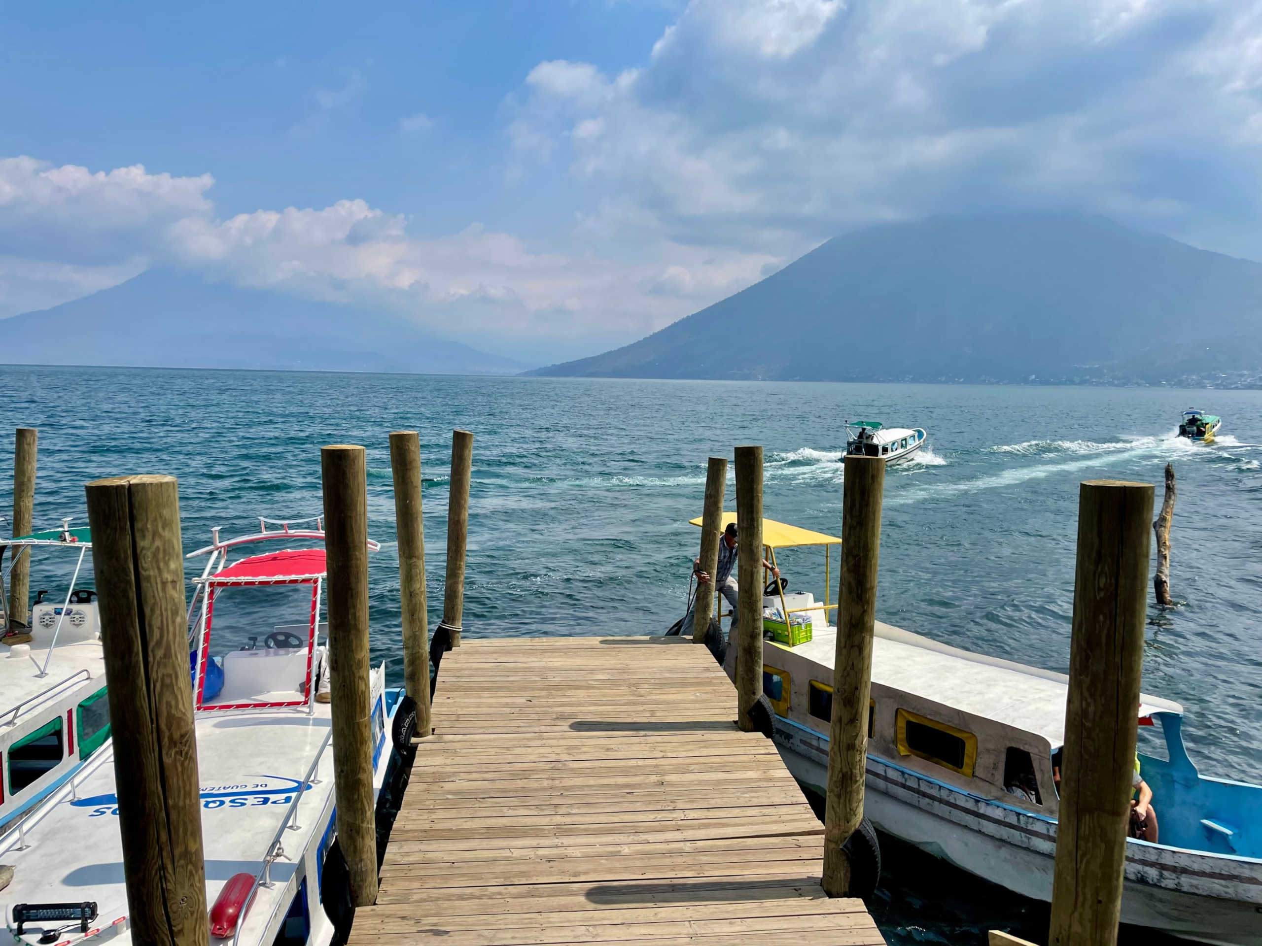 San Marcos dock, Lake Atitlan
