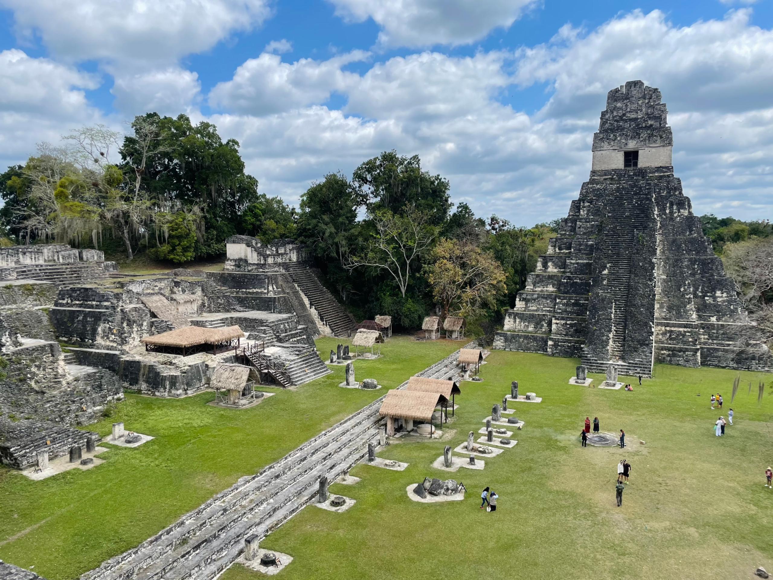The iconic main plaza at Tikal