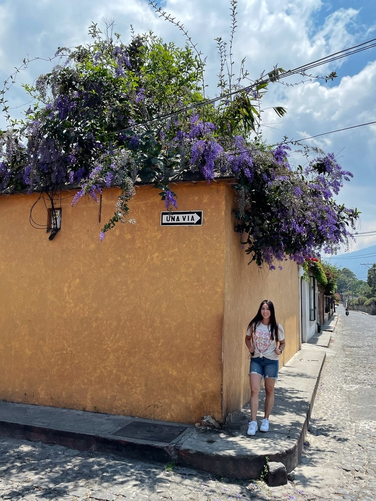 Wandering the beautiful city streets of Antigua, Guatemala