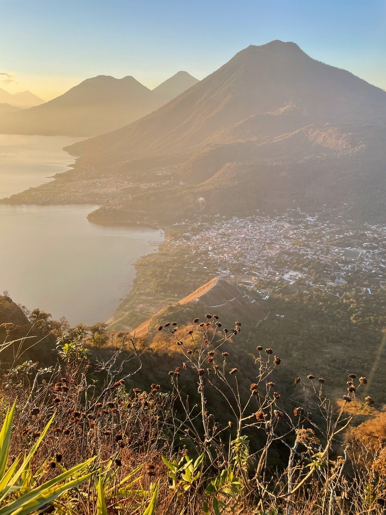Lake Atitlan at sunrise